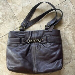 Ann Klein ladies, leather brown handbag NWT perfect condition